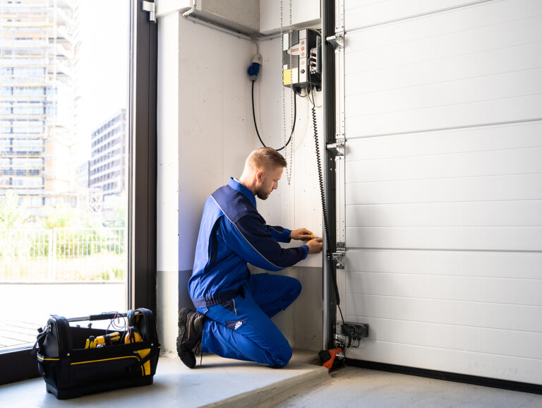 Professional repairing of Access control panel for automated gate system setup